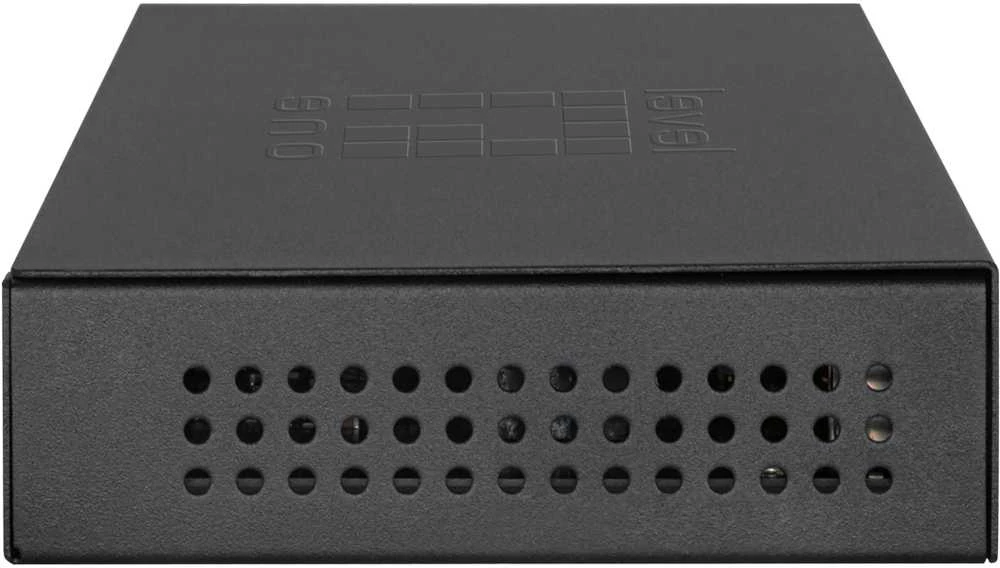 Šakotuvas Level One Carruzzo LevelOne GES-2105P tinklo komutatorius Valdomas L2 Gigabit Ethernet (10/100/1000) Maitinimas per Eternetą (PoE) Juoda