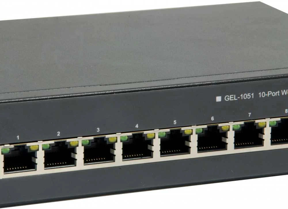 Šakotuvas Level One Carruzzo LevelOne GEP-1051 tinklo komutatorius Valdomas L2/L3/L4 Gigabit Ethernet (10/100/1000) Maitinimas per Eternetą (PoE) Juoda
