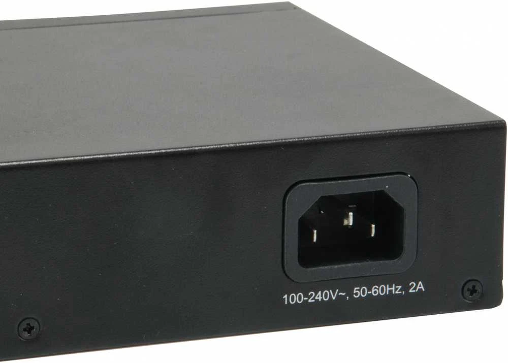 Šakotuvas Level One Carruzzo LevelOne GEP-1051 tinklo komutatorius Valdomas L2/L3/L4 Gigabit Ethernet (10/100/1000) Maitinimas per Eternetą (PoE) Juoda