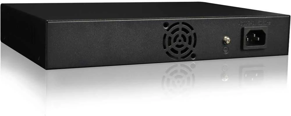 Šakotuvas Level One Carruzzo LevelOne GEP-1061 tinklo komutatorius Valdomas L2 Gigabit Ethernet (10/100/1000) Maitinimas per Eternetą (PoE) Juoda