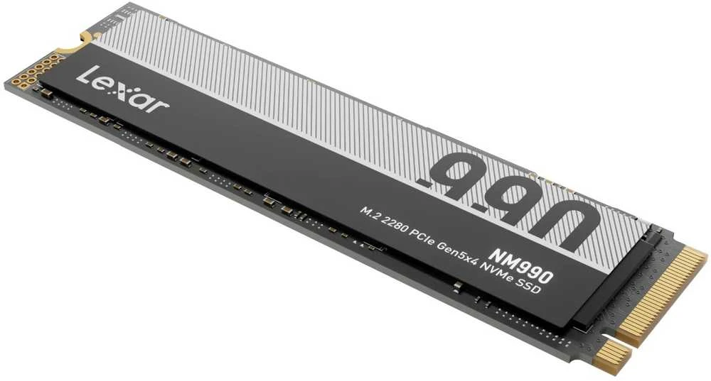 Lexar SSD | NM990 | 1000 GB | SSD form factor M.2 2280 | Solid-state drive sąsaja NVMe | Skaitymo greitis 14000 MB/s | Rašymo greitis 7500 MB/s
