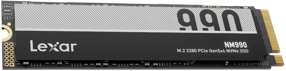 Lexar SSD | NM990 | 1000 GB | SSD form factor M.2 2280 | Solid-state drive sąsaja NVMe | Skaitymo greitis 14000 MB/s | Rašymo greitis 7500 MB/s