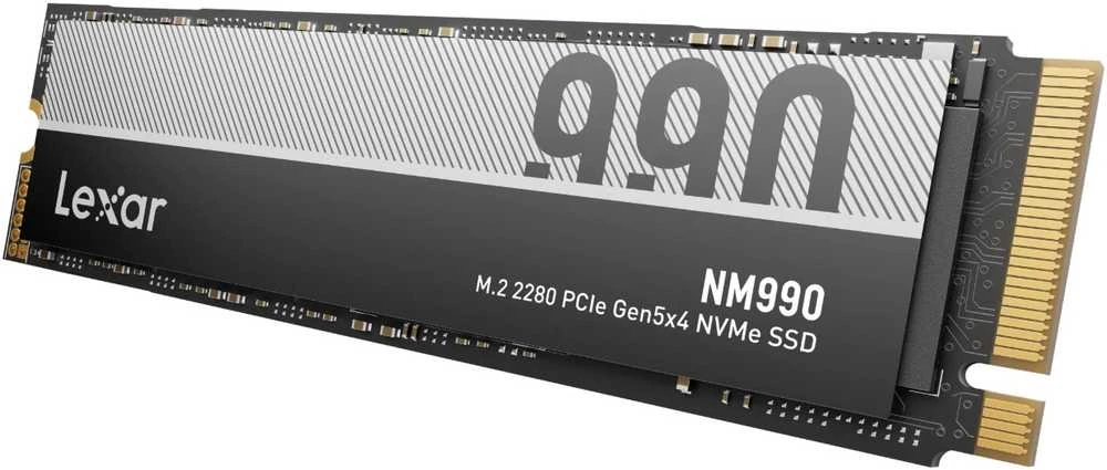 Lexar SSD | NM990 | 1000 GB | SSD form factor M.2 2280 | Solid-state drive sąsaja NVMe | Skaitymo greitis 14000 MB/s | Rašymo greitis 7500 MB/s