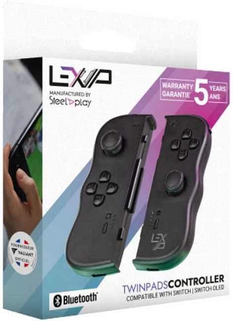 „Nintendo Lexip“, gamintojas „Steelplay“, „Adventure Twinpads“, juodi jungikliai