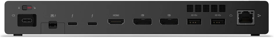 „Lenovo ThinkPad Thunderbolt 5 Smart Dock 7500“ – ES | „DisplayPorts“ kiekis: 2 | HDMI jungčių kiekis: 1 | 180 W
