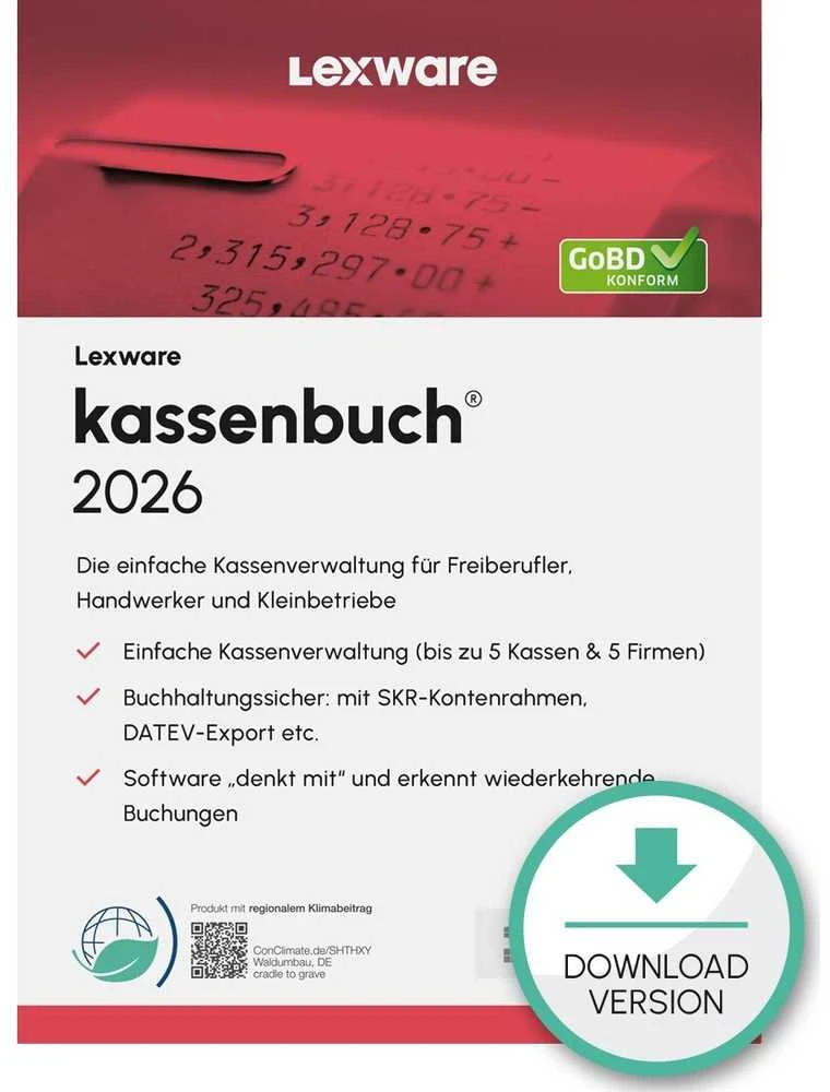 Lexware Kassenbuch 2026 - Abo