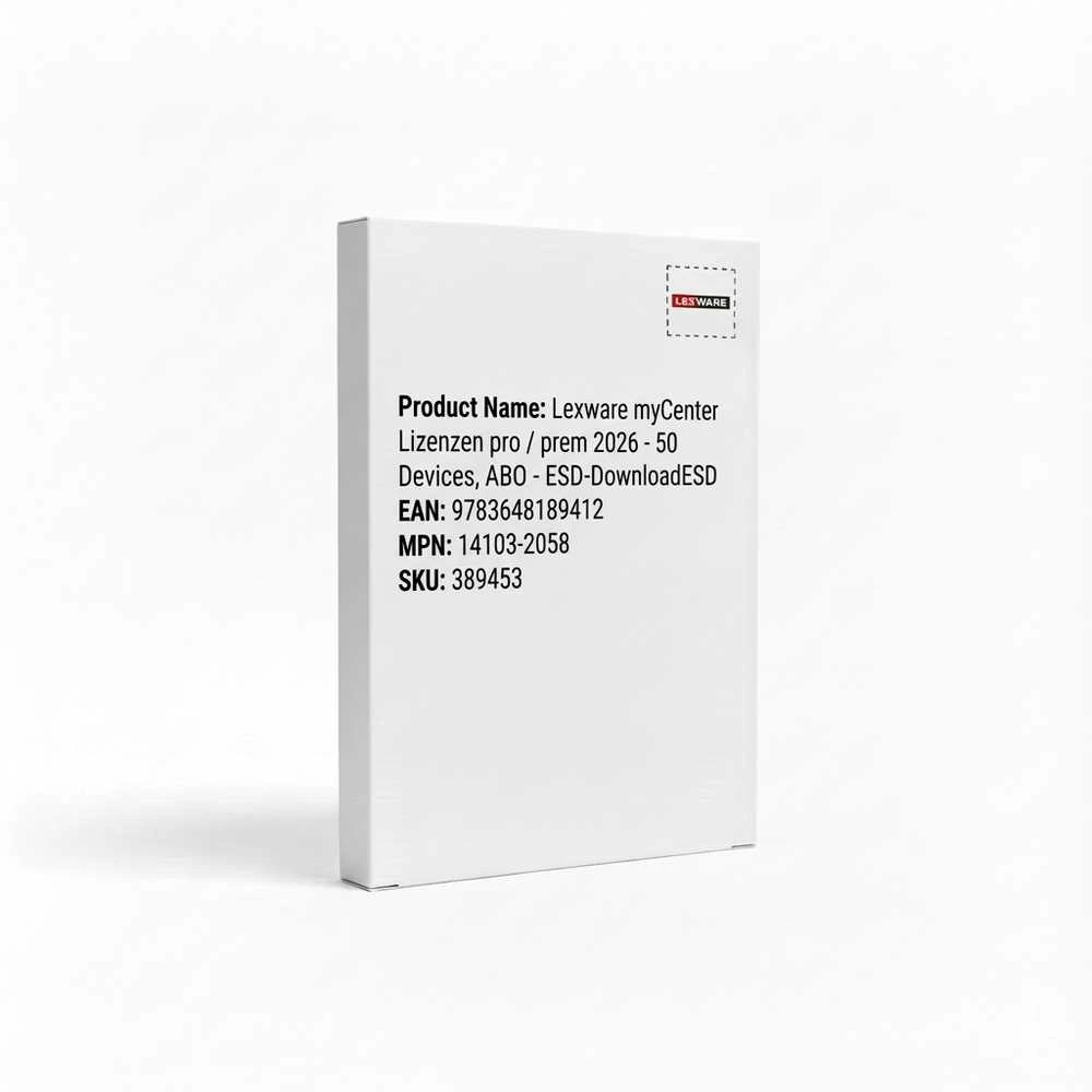 „Lexware myCenter“ licencijos „pro/prem 2026“ – 50 įrenginių, prenumerata – ESD atsisiuntimas