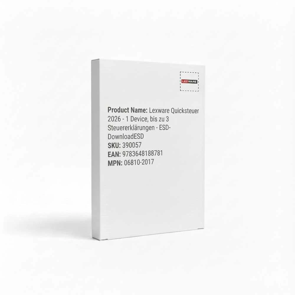 Lexware QuickSteuer 2026