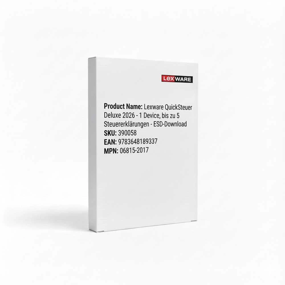 Lexware QuickSteuer Deluxe 2026