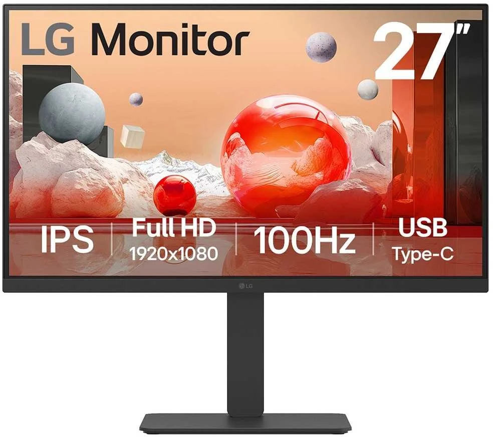 Monitorius LG 27" 27BA750-B Full HD HDMI DP DaisyChain IPS Juodas 16:9