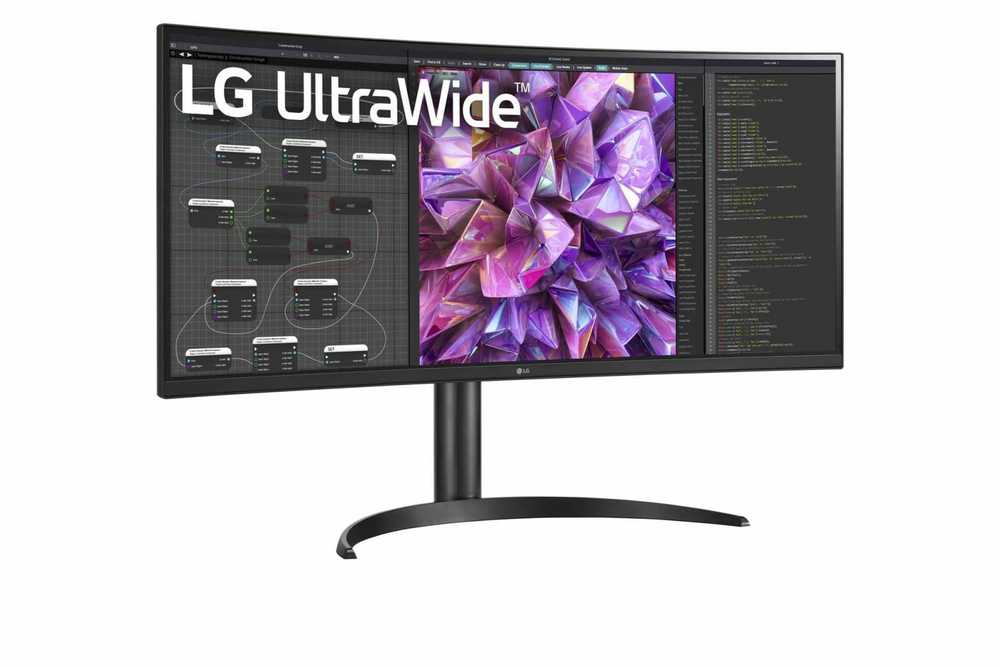 Monitorius LG 34" 34WQ75X-B itin platus lenktas QHD HDMI USB DP IPS 21:9 b