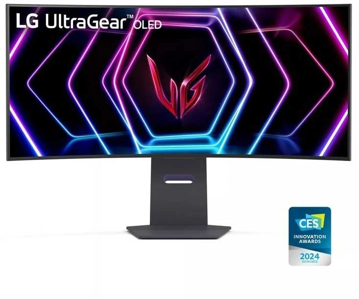 LG 39" ULTRAGEAR? OLED CURVED 21:9 GAMING MONITORIUS | WQHD 800R, 240HZ, 0.03MS (GTG), HDR400 TRUE Juodas