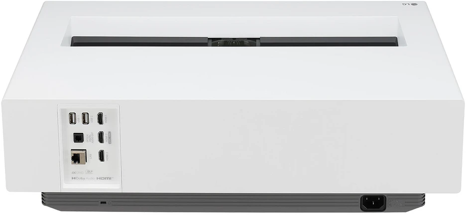 LG projektorius CinemaBeam HU915QE - lazeris, 3840x2160, HDR10, 3x HDMI, 2x USB-A, RJ45, garsiakalbiai,