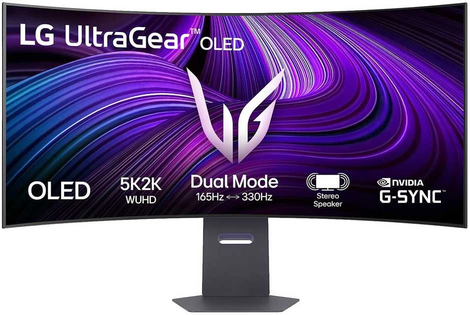 Monitorius „LG UltraGear 45GX950A-B“ – 330 Hz | OLED dviejų režimų 5K2K | 0,03 ms (GtG) | 45 colių