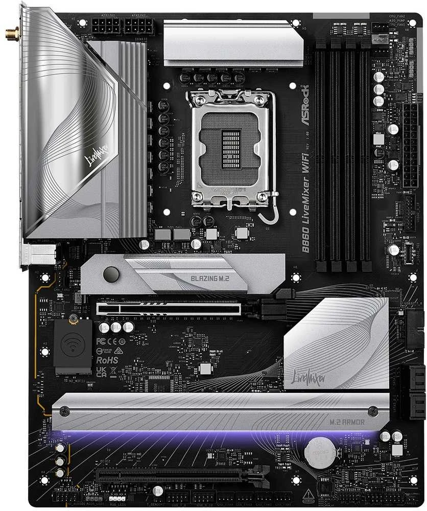 Asrock B860 LiveMixer WiFi Intel B860 LGA 1851 (Socket V1) ATX