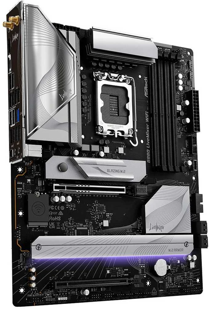 Asrock B860 LiveMixer WiFi Intel B860 LGA 1851 (Socket V1) ATX
