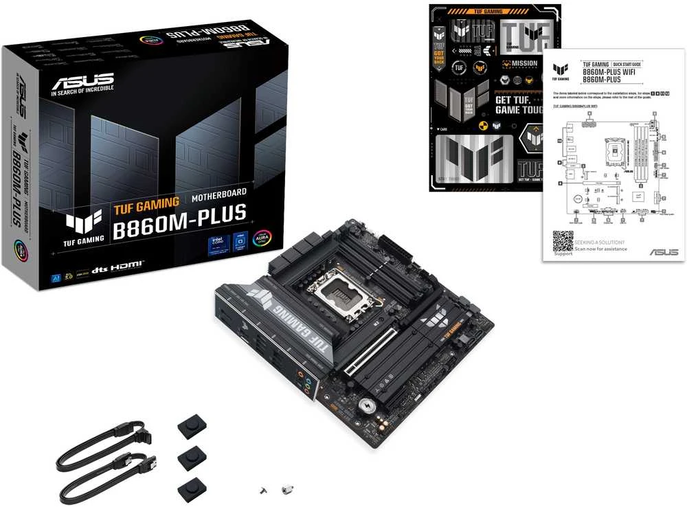 Pagrindinė plokštė ASUS TUF GAMING B860M-PLUS