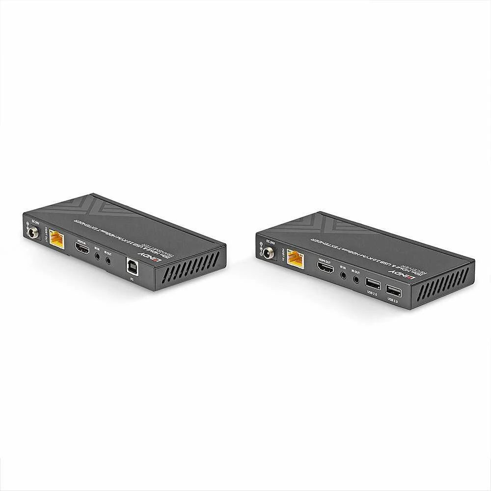AV Priedas - LINDY Cat.6 HDMI 4K60 USB 2.0 IR HDBaseT KVM Priedas 150 m