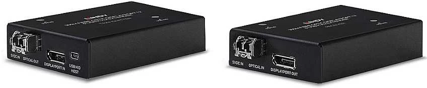 KVM Ilgintuvas - LINDY Šviesolaidinis DisplayPort 1.2 ir USB KVM Ilgintuvas, 3840x2160 60Hz, 300 m