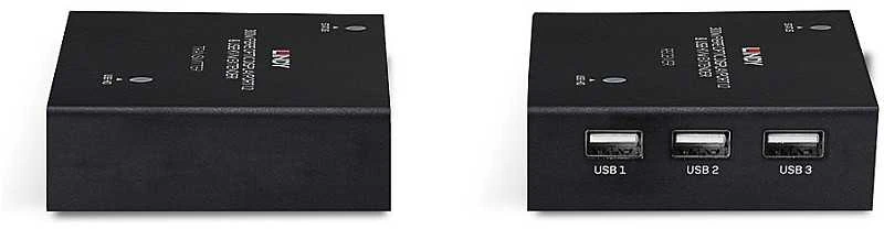 KVM Ilgintuvas - LINDY Šviesolaidinis DisplayPort 1.2 ir USB KVM Ilgintuvas, 3840x2160 60Hz, 300 m