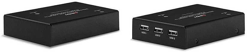 KVM Ilgintuvas - LINDY Šviesolaidinis DisplayPort 1.2 ir USB KVM Ilgintuvas, 3840x2160 60Hz, 300 m