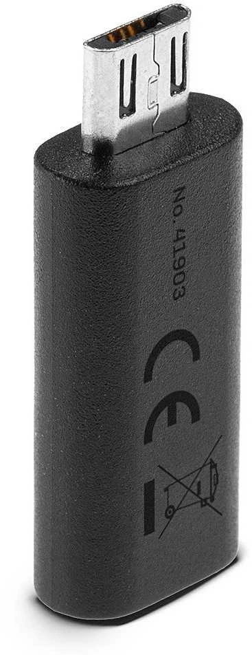 Lindy Adapteris - USB 2.0 Micro-B M/F į C F 480Mbps Nikelio Danga