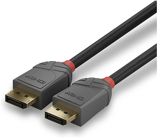 Lindy DisplayPort kabelis. M/M. Antracito linijos. 2,0 m.