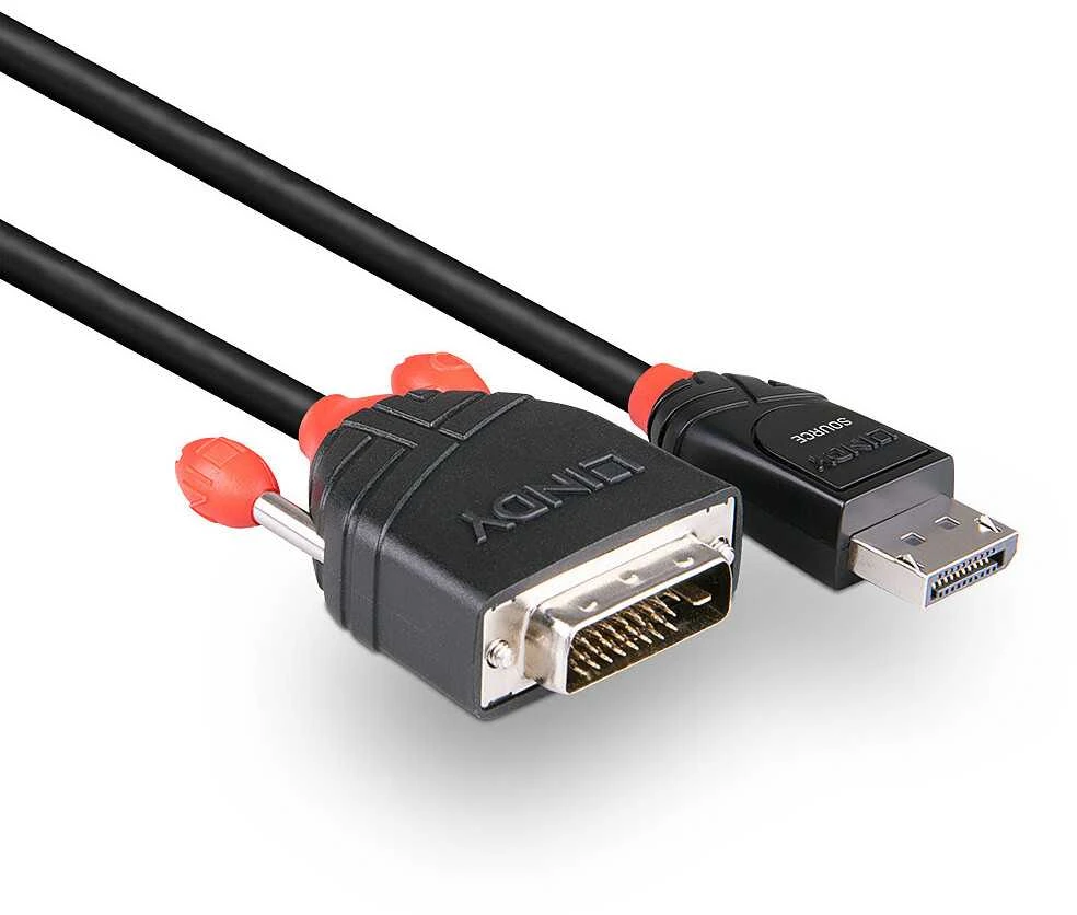 Lindy DisplayPort - DVI M/M 2m juodas