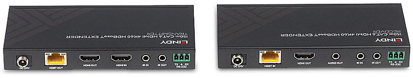 AV Ilgintuvas - LINDY Cat.6 HDMI 4K60 IR RS-232 HDBaseT 18Gbps 150 m