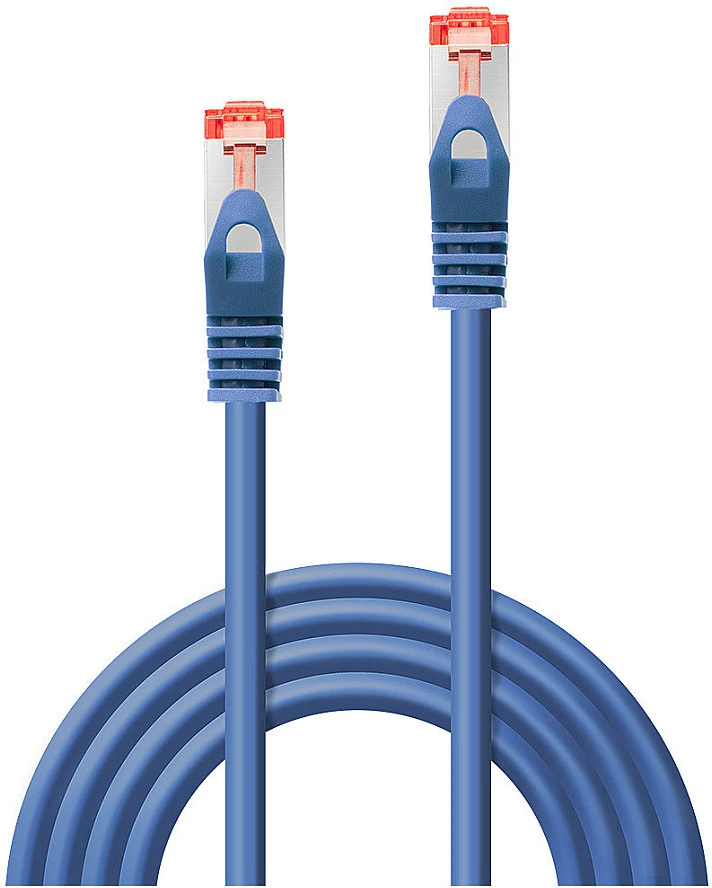 Tinklo Kabelis - LINDY Cat.6 S/FTP Tinklo Kabelis, RJ45, M/M, 250MHz, 28AWG, 1 m, Mėlynas