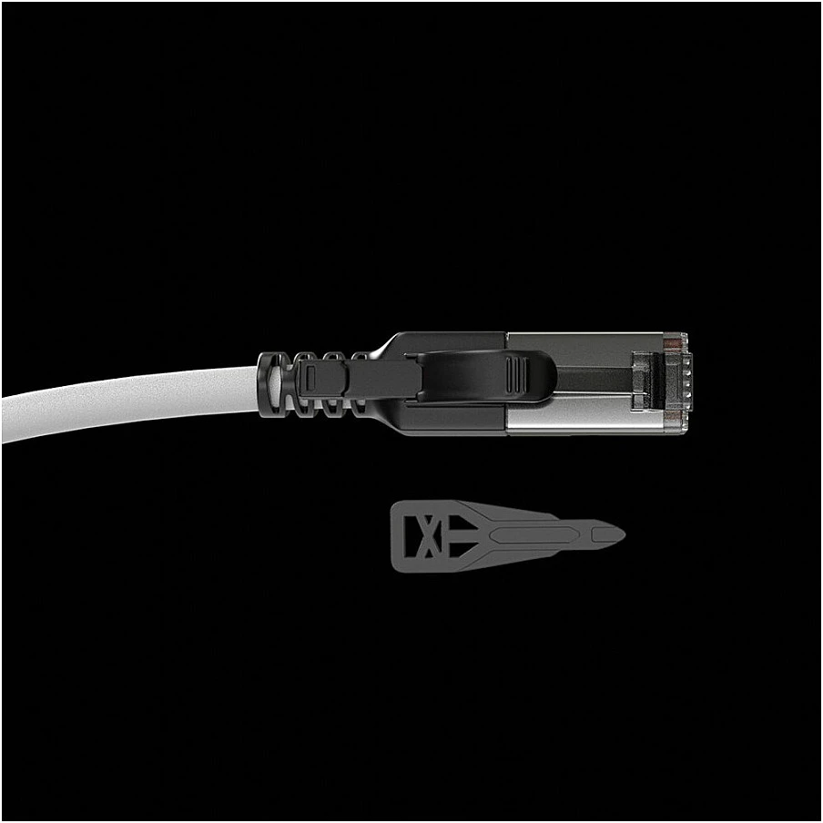 Tinklo Kabelis - LINDY Cat.6A S/FTP LSZH Tinklo Apsaugos Kabelis, RJ45, M/M, 500MHz, 2 m, Pilkas
