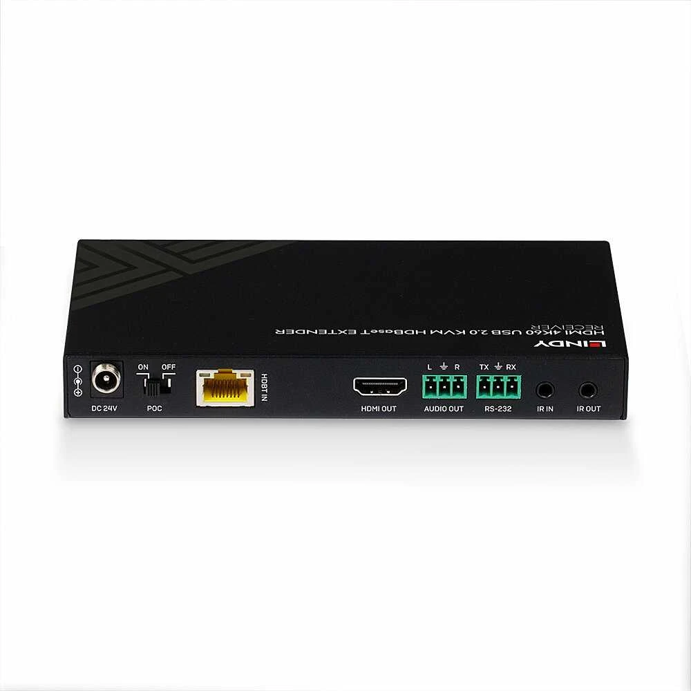 KVM Ilgintuvas - LINDY Cat.6 HDMI 4K60, IR, RS-232 ir Garso HDBaseT KVM Ilgintuvas 150 m