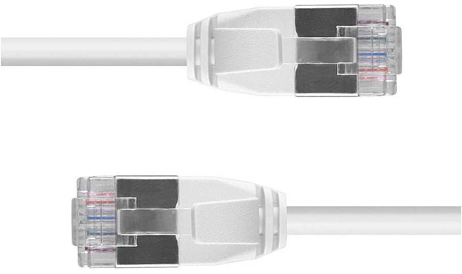 Tinklo Kabelis - LINDY Cat.6A U/FTP LSZH Ultra Slim Tinklo Kabelis, RJ45, M/M, 500MHz, 30AWG, 1.5 m, Pilkas