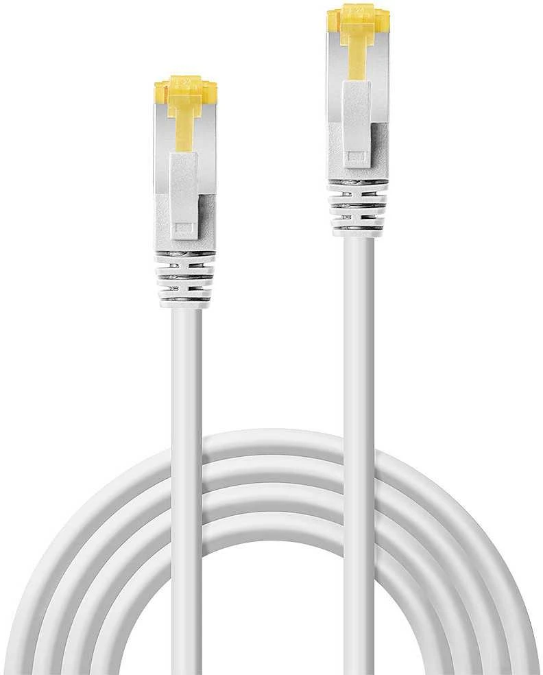 Tinklo Kabelis - LINDY S/FTP LSZH Tinklo Kabelis, Cat.6A Jungtis, Cat.7 Raw, RJ45, M/M, 1.5 m, Baltas