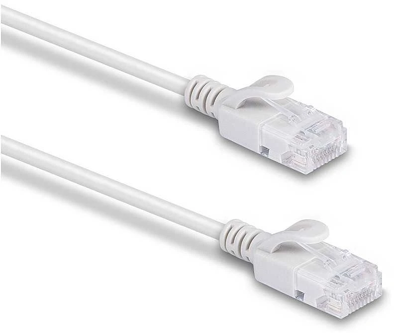 Tinklo Kabelis - LINDY Cat.6A U/UTP LSZH Ultra Slim Tinklo Kabelis, RJ45, M/M, 500MHz, 28AWG, 1 m, Pilkas