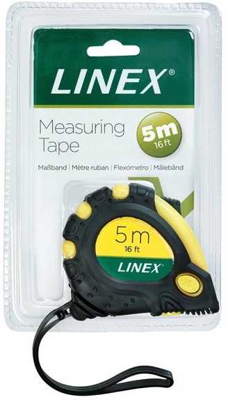 Linex LINEX matuoklis 5 m cm ir col. skalė, lankstus