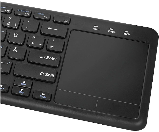 LogiLink ID0188 klaviatūra Dom RF belaidė QWERTZ Juodas
