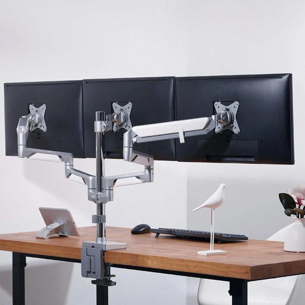 Laikiklis LOGILINK BP0090 Triple Monitorius 17-27 colių aliuminio dujinė spyruoklė