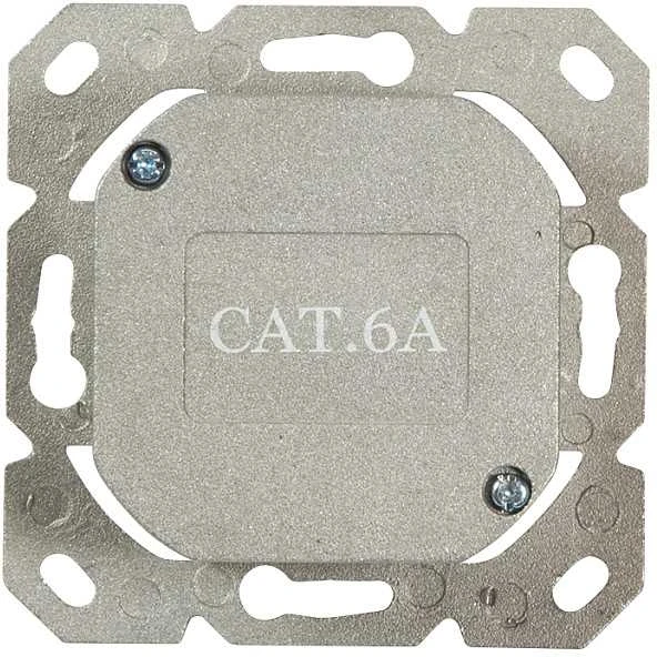 LogiLink LogiLink Cat.6A Anschlussdose, 2x RJ45,baltas, waagerecht - NP0123