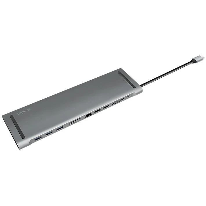 LOGILINK UA0373 USB 3.2 Gen 1 prijungimo stotis USB-C 11 prievadų PD