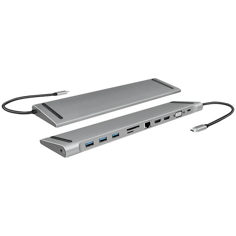 LogiLink UA0373 USB-C šakotuvas su 11 prievadų