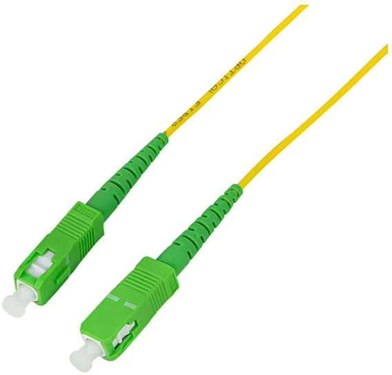 LogiLink Šviesolaidinis kabelis patch simplex OS2 10 m Geltonas (FPSSC10)