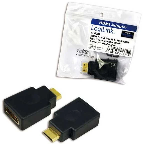 LOGILINK Adapteriai HDMI tipo A zenski Mini HDMI C tipo meski