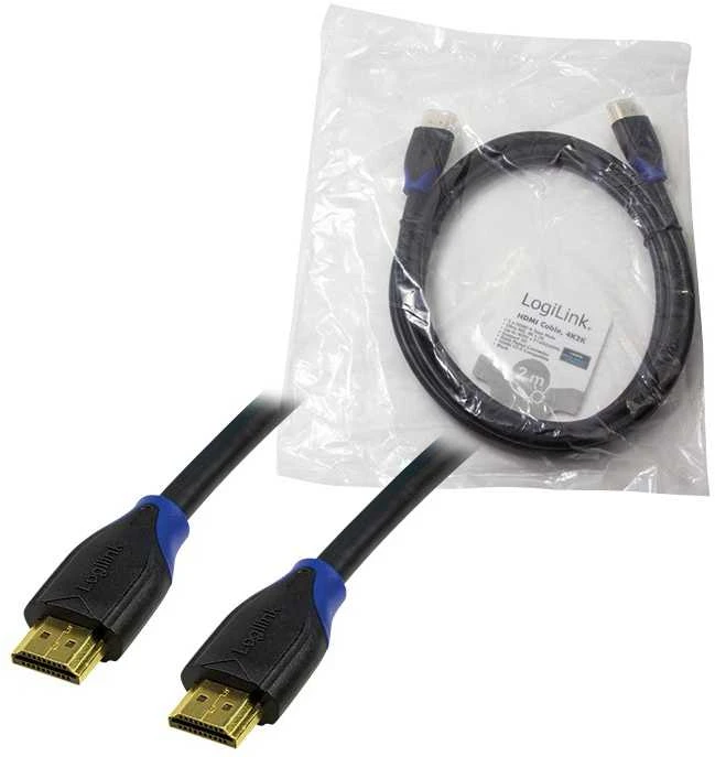 Kabelis LOGILINK CH0062 LOGILINK - Cable 4K HDMI High Speed with Ethernet, 4K2K/60Hz, 2m