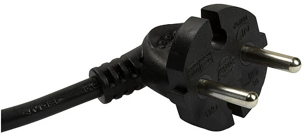 LogiLink 3 gniazda 1.5m juoda
