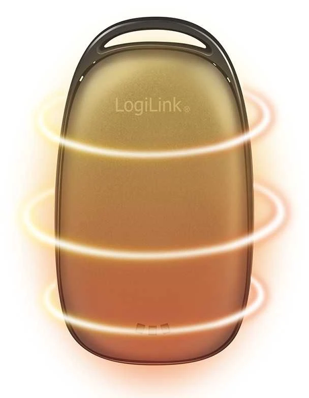 Logilink Powerbank 4000mAh,1xUSB-A, Handwärmer,metallgrau