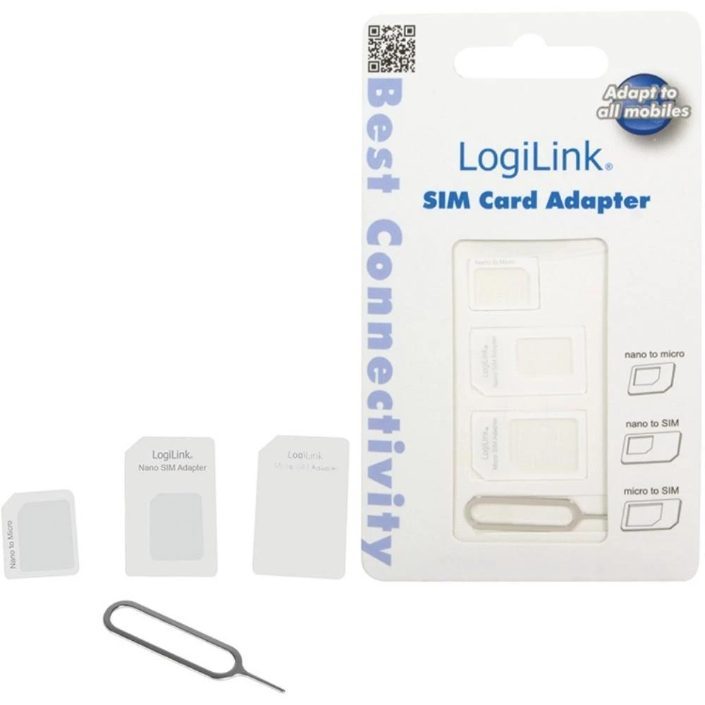 LOGILINK AA0047 LOGILINK – dviejų SIM kortelių adapteris