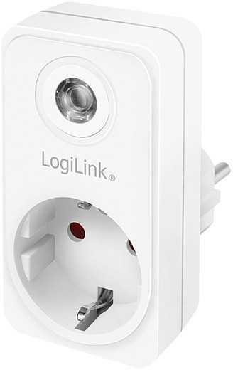 LogiLink LogiLink Steckdosenadapter mit Dämmerungssensor, 1xCEE 7/3