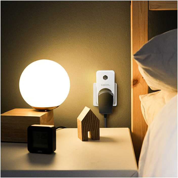 LogiLink LogiLink Steckdosenadapter mit Dämmerungssensor, 1xCEE 7/3