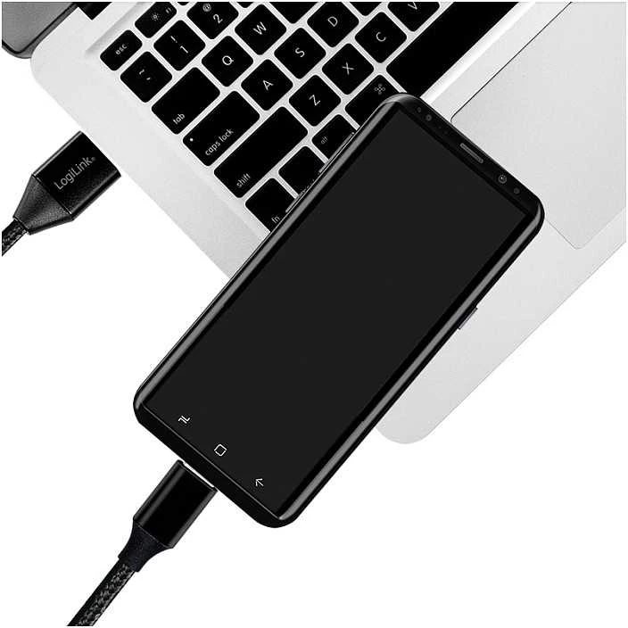LOGILINK CU0140 LOGILINK - USB 2.0 kabelis USB-A kištukas iki USB-C kištukas, 1 m